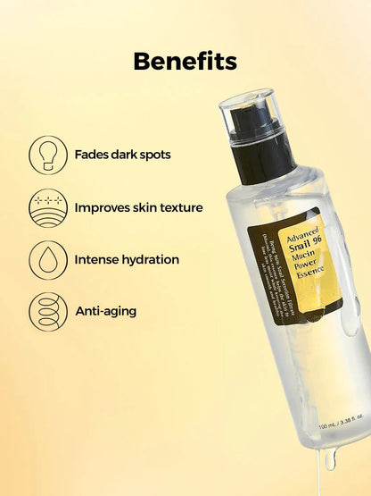 Snail 96 Mucin Power Essence 100 Ml (Buy 1 get 1 Free )