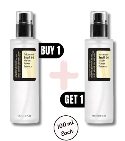 Snail 96 Mucin Power Essence 100 Ml (Buy 1 get 1 Free )