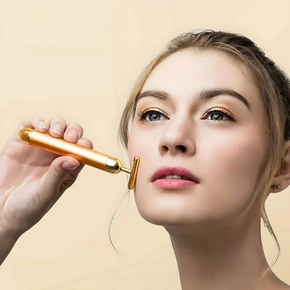 24K Gold Energy, Electric Facial Massage Roller