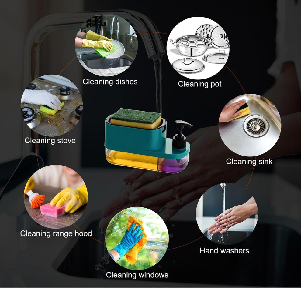 3-in-1 Kitchen Soap Dispenser