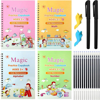 Magic Practice Copybook (4 Book + 10 Refill) (A-127)