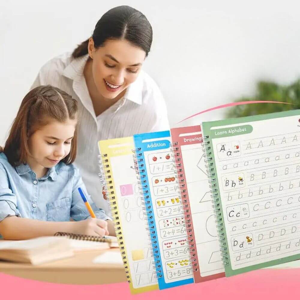 Magic Practice Copybook (4 Book + 10 Refill) (A-127)