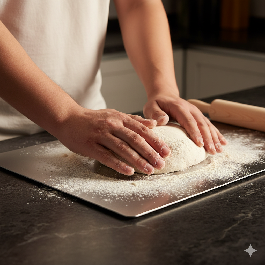 Stainless Steel Chopping Board (35x31cm)