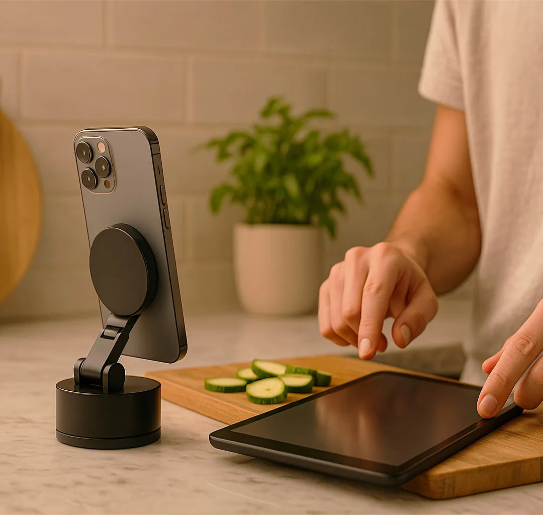 Vacuum Magnetic Suction Phone Holder