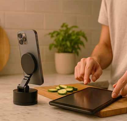 Vacuum Magnetic Suction Phone Holder