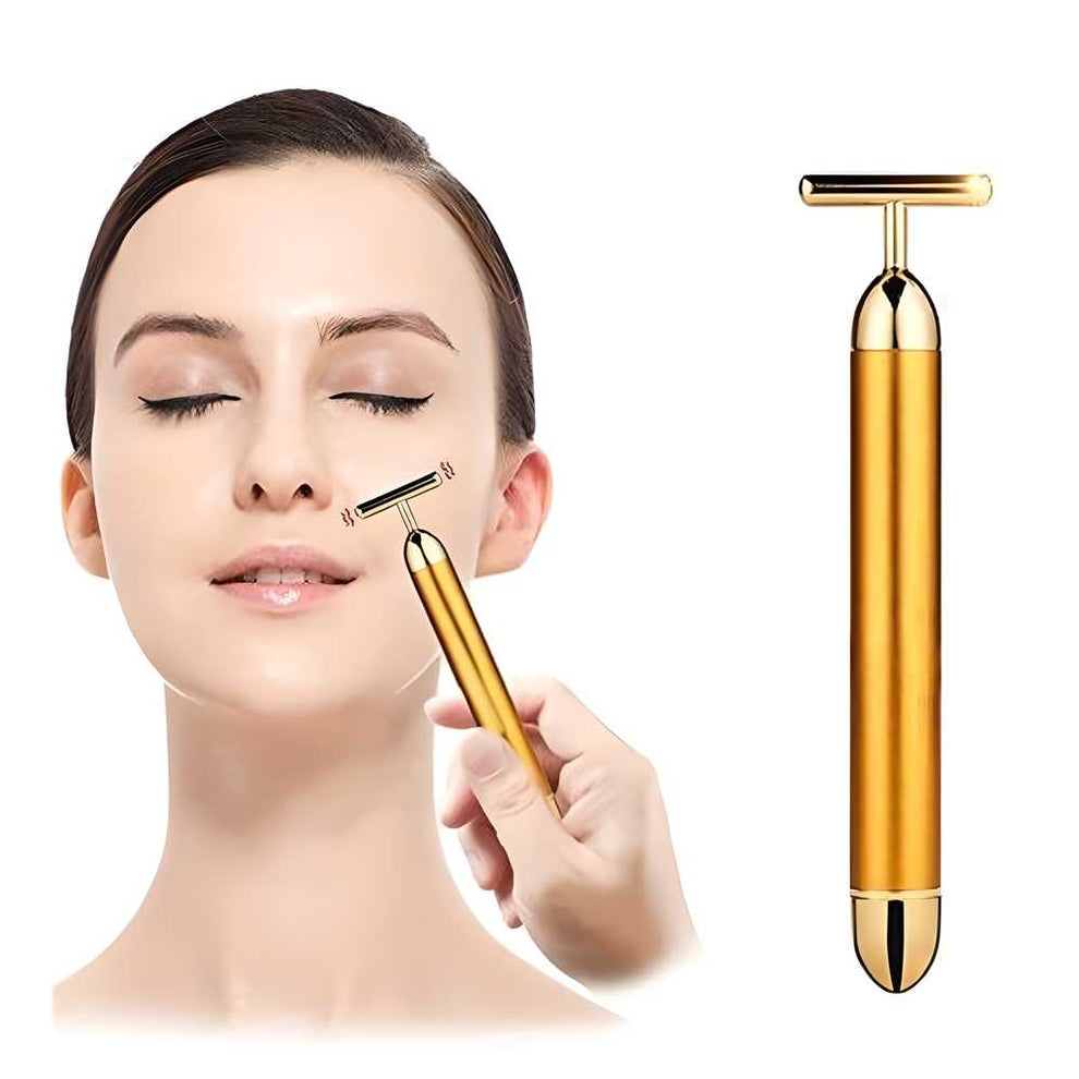 24K Gold Energy, Electric Facial Massage Roller
